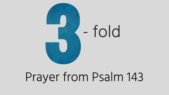 A good prayer from Psalm 143